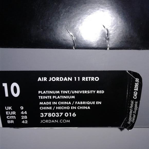 Nike Air Jordan 11 XI Retro 10 Platinum Tint Sail - Picture 3 of 7